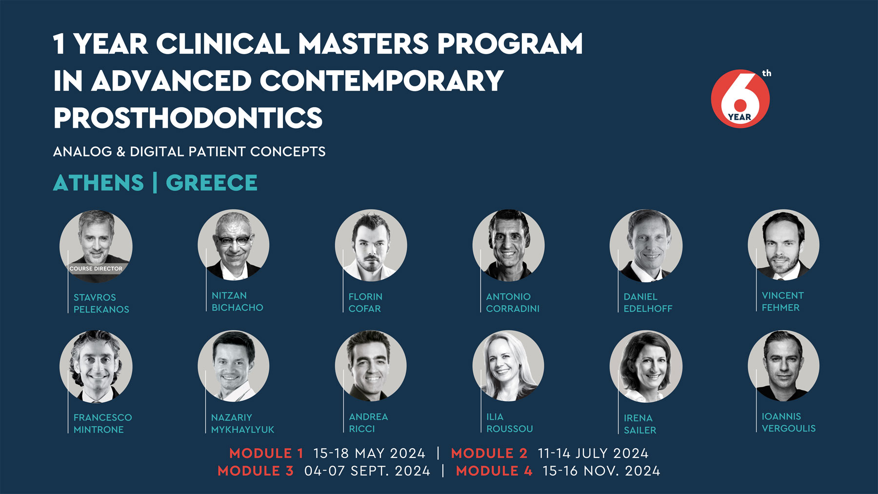1 YEAR CLINICAL MASTERS PROGRAM IN ADVANCED CONTEMPORARY PROSTHODONTICS (2024)